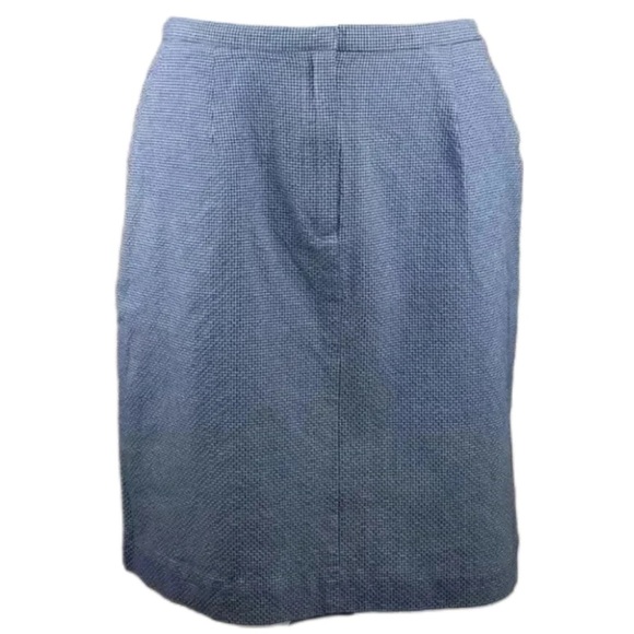 Talbots womens Skirt 12 gingham Italian Fabric Pencil Dorthy preppy old money - Picture 10 of 10